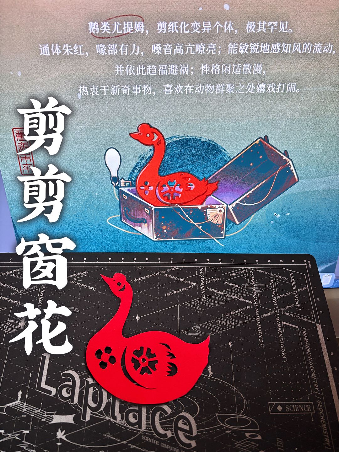 『春日迟』鹭鸶剪剪纸课堂真的来了 2