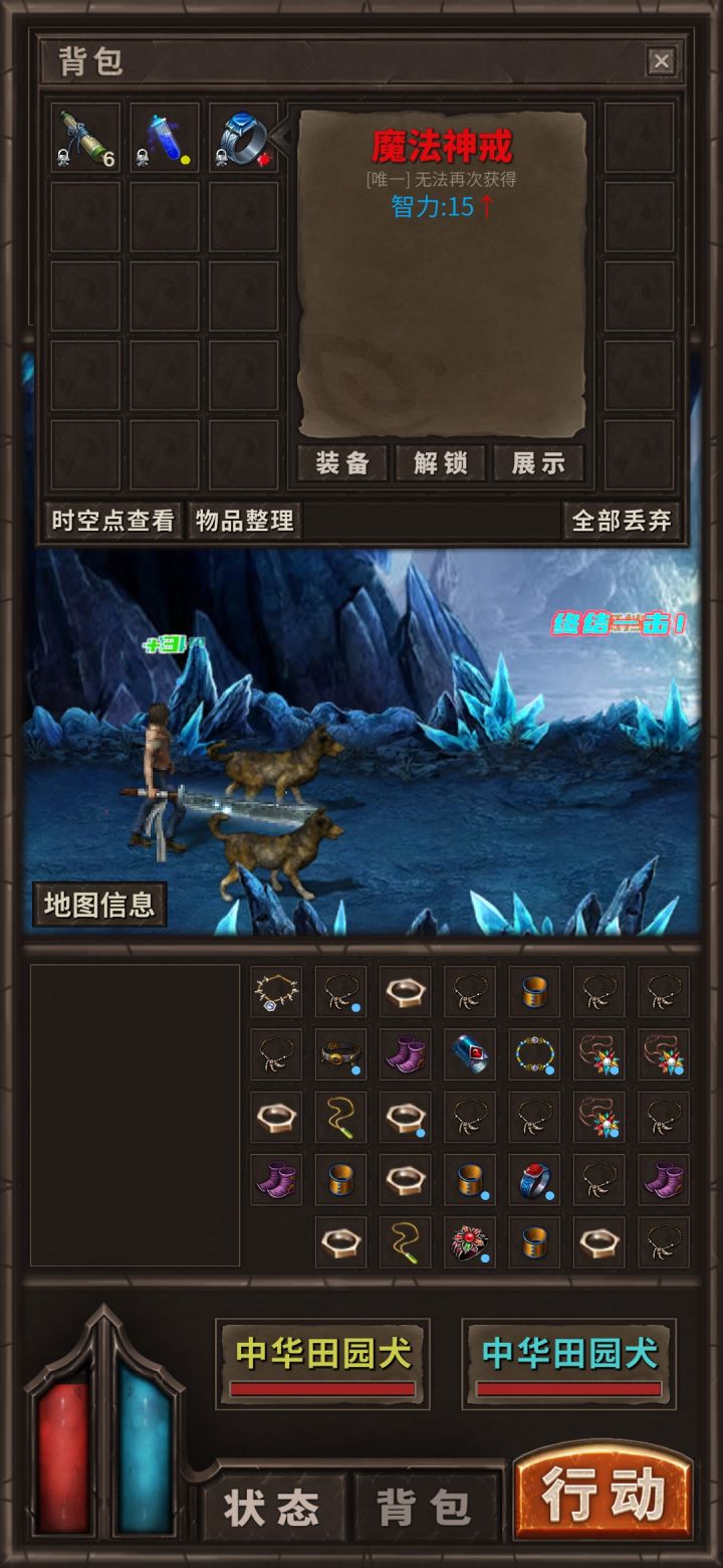 魔法戒指和九鼎戒指是装备身上还是展示啊截图