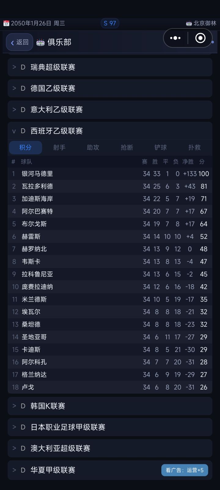 皇马被干到西乙去了[表情_吃瓜]截图