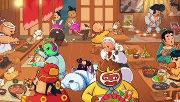 吃货店来了一群奇怪的人