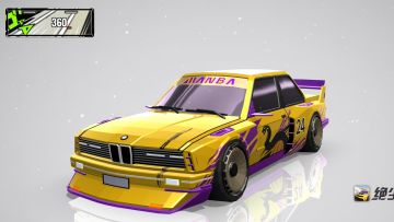 绝尘漂移涂装设计作品-黑曼巴