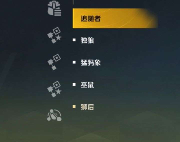 这四个追随者有什么区别啊截图