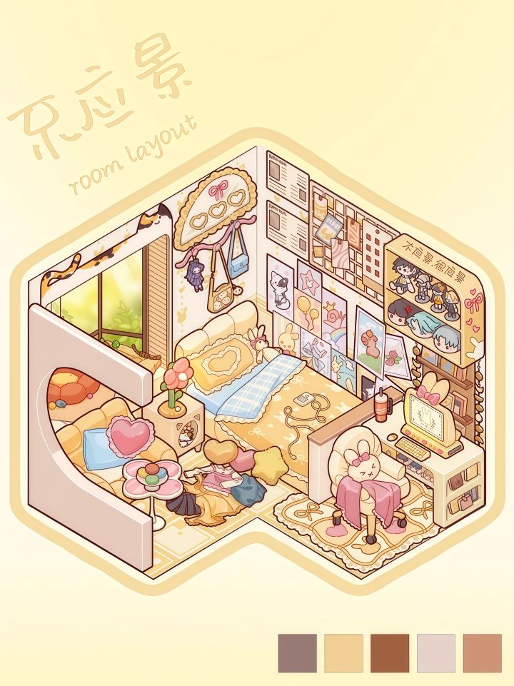 loft—奶油风.客卧一体截图
