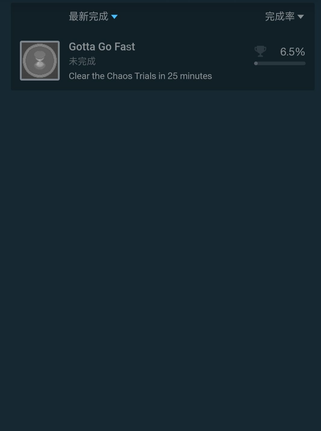 想问一下速通成就是必须打混沌模式吗? 1