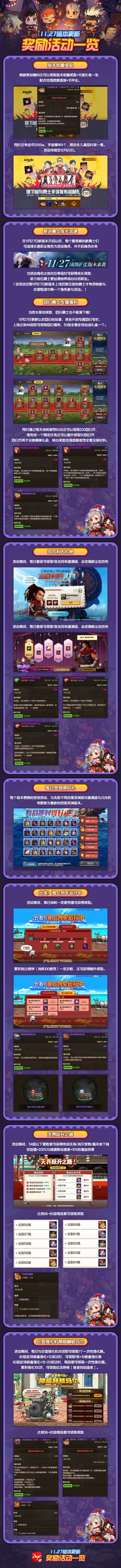 65版本上线福利一图流