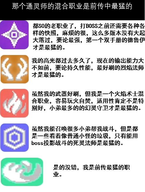 看到的召唤职业说明,这对吗? 1