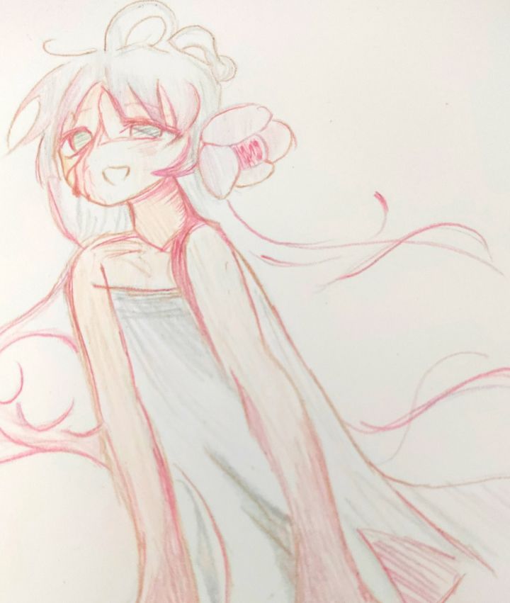 《花骨朵》有感,画了一张😋截图