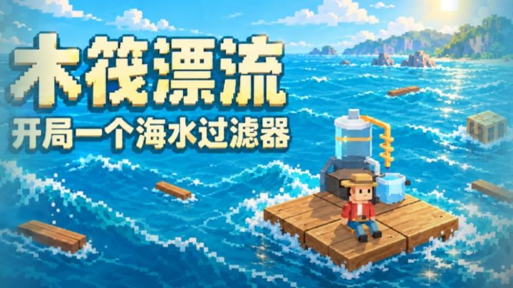 开局一个海水过滤器❗️大海漂流中独自求生🔥截图