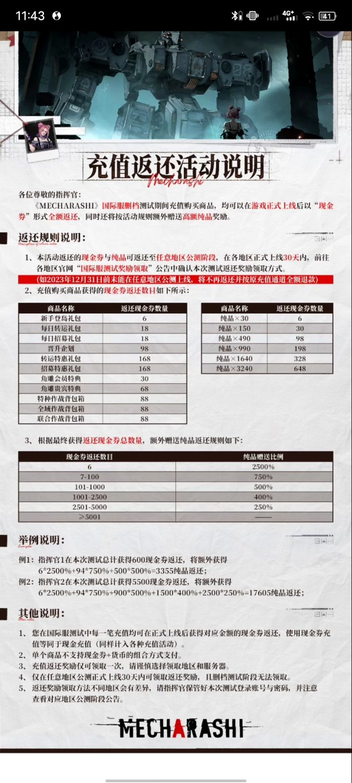 测试返利规则截图