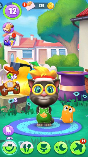 《我的汤姆猫2》和汤姆猫一起投篮吧