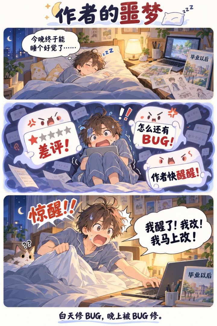 做噩梦了截图