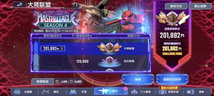第五次大师联盟毕业纪念截图