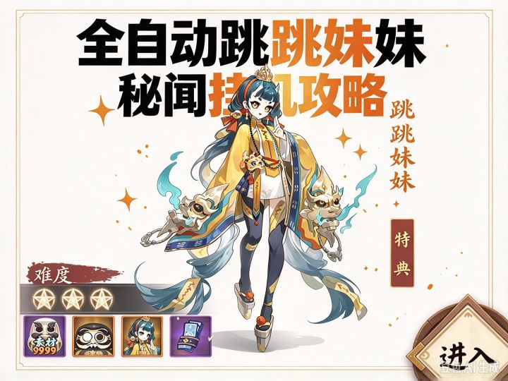【阴阳师】全自动跳跳妹妹秘闻挂机攻略截图