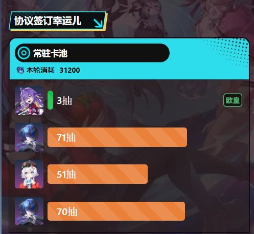 感谢官方送10连,常驻池最欧的一次~ 4