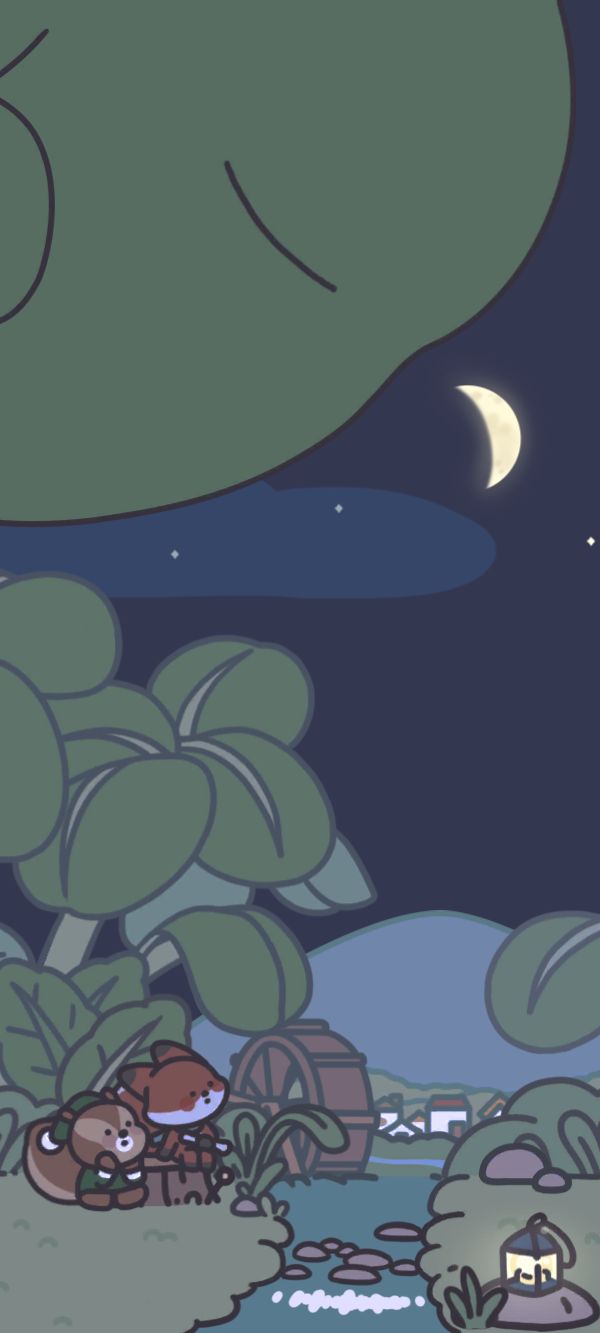 星空下的小松和阿吉截图