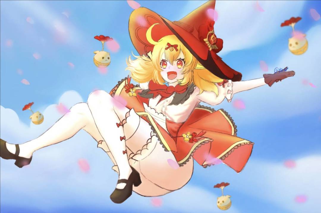 【欢愉一夏主题绘画】可莉小魔女 1