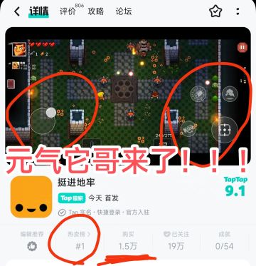 9月12日前打折12💰❗steam移植买断元气它哥❗