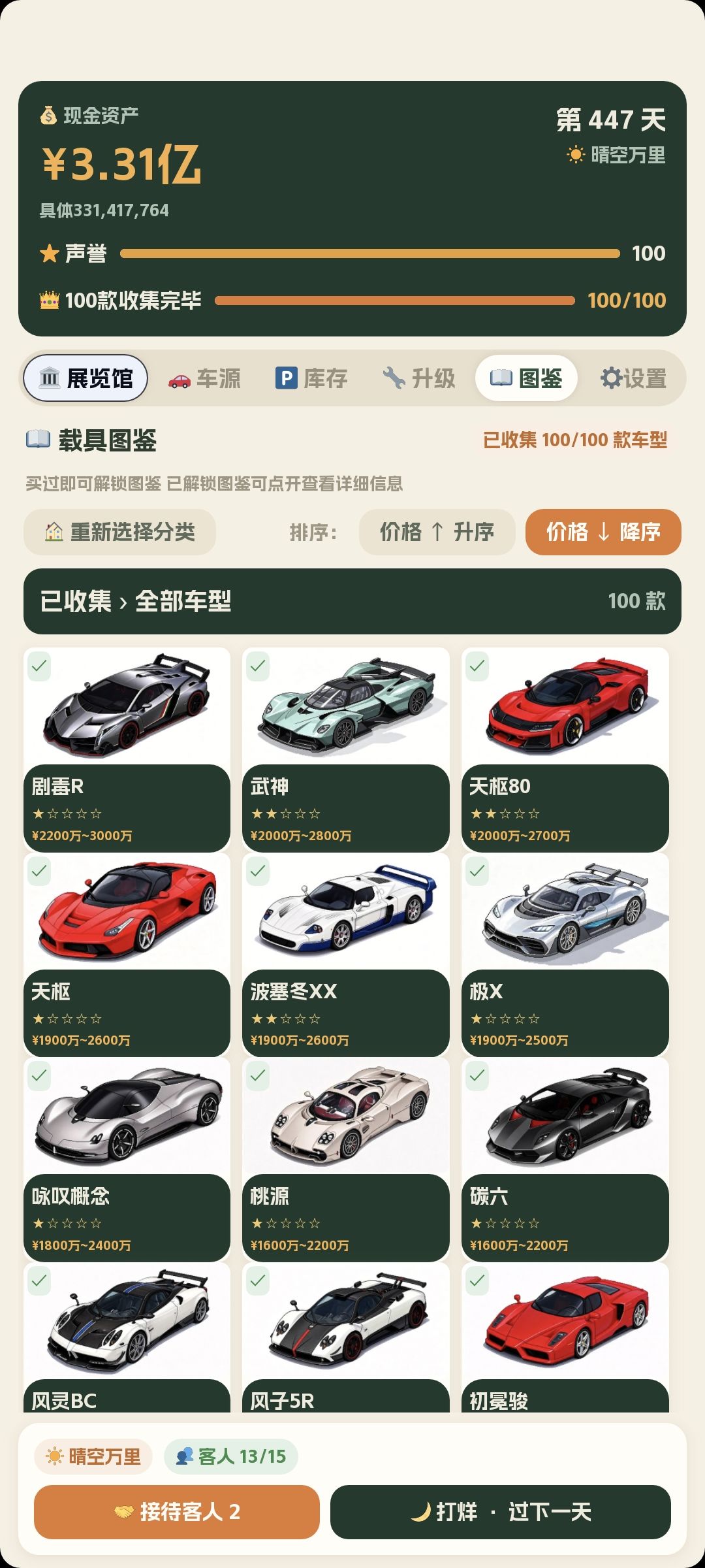 游戏自推《从二手车干到顶级品牌》 2