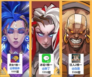 【SS4战报】第九周→三巨头💀💀💀*1100层！43英雄❤️‍🔥*1000层！