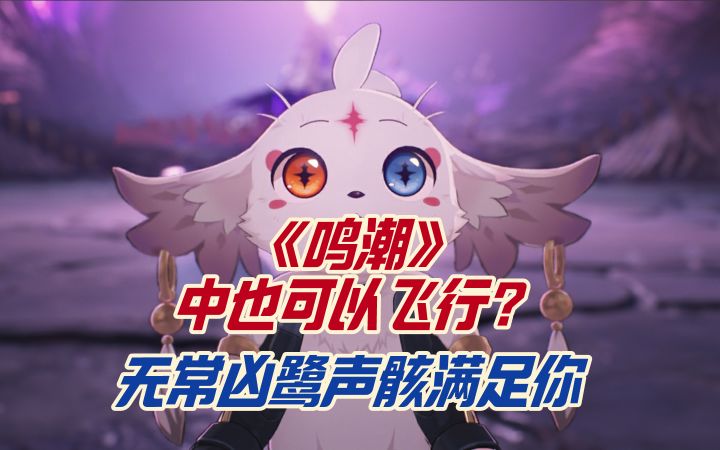 《鸣潮》中也可以飞行？无常凶鹭声骸满足你截图