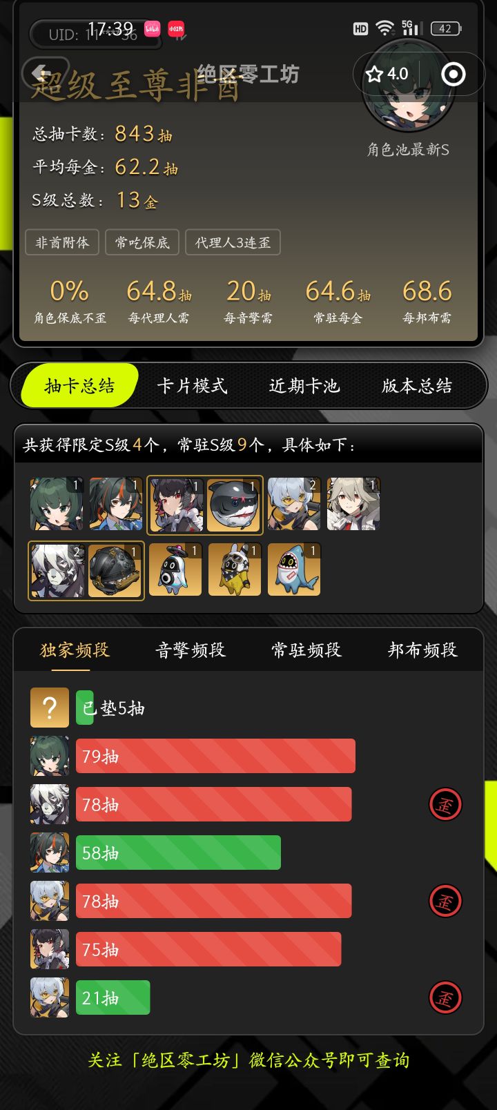 50%连着六七次,是吧?截图
