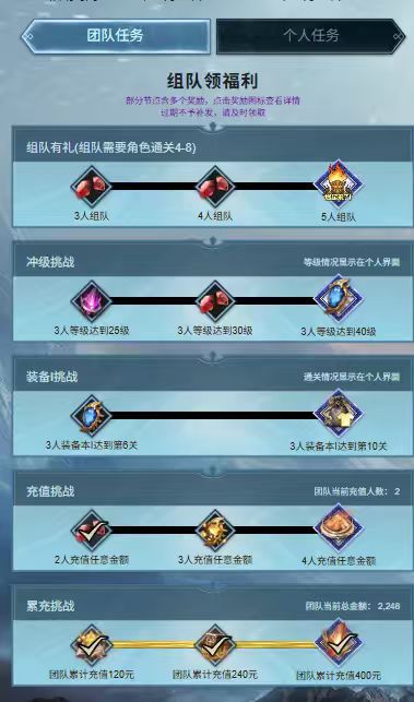 潮汐权游组队截图