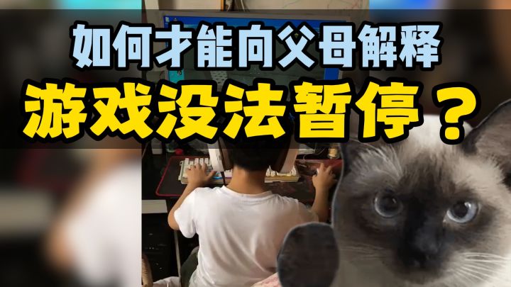 如何才能向父母解释,有些游戏没法暂停?截图