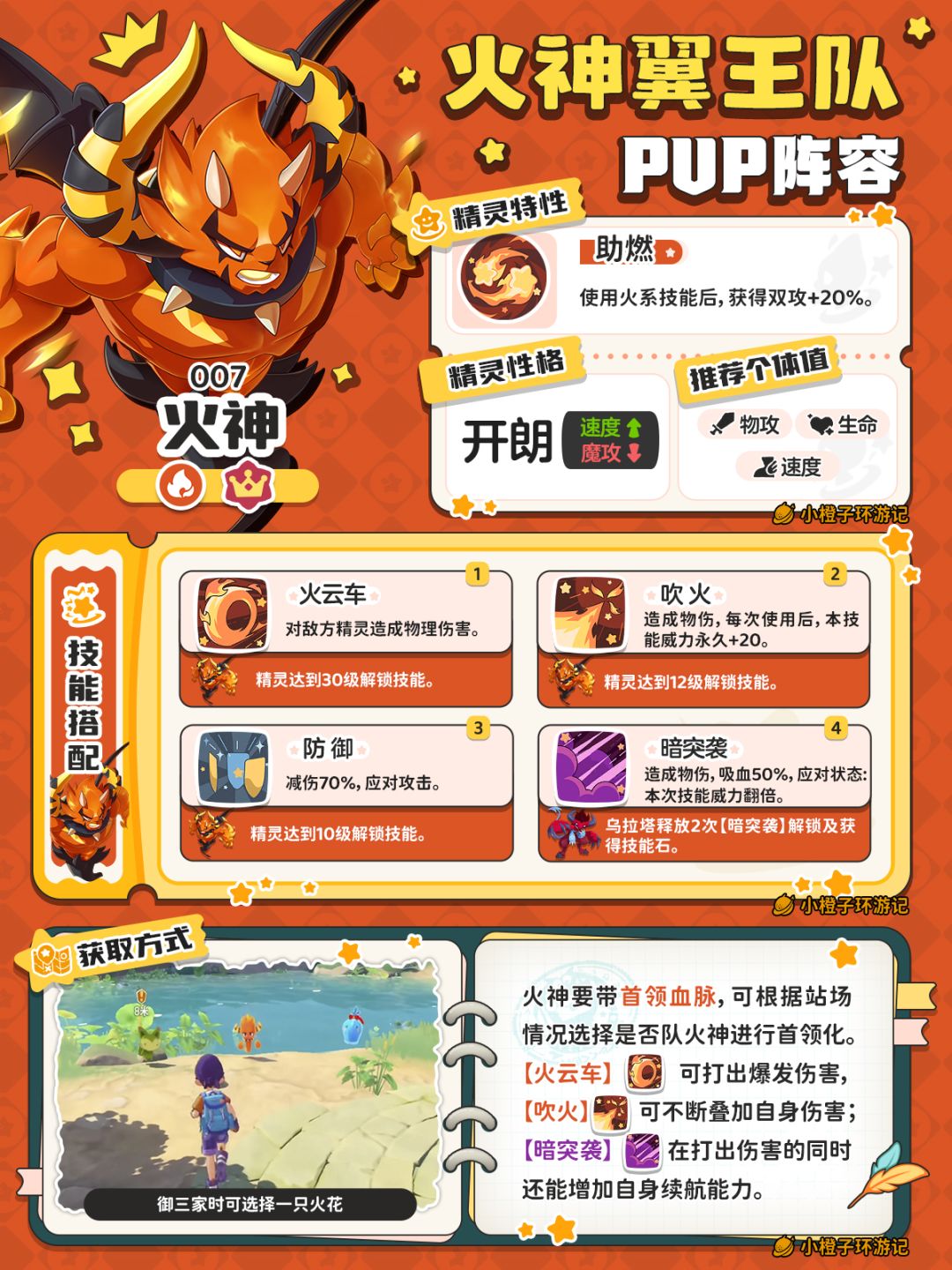 洛克王国PVP配队丨翼王火神平衡队 3