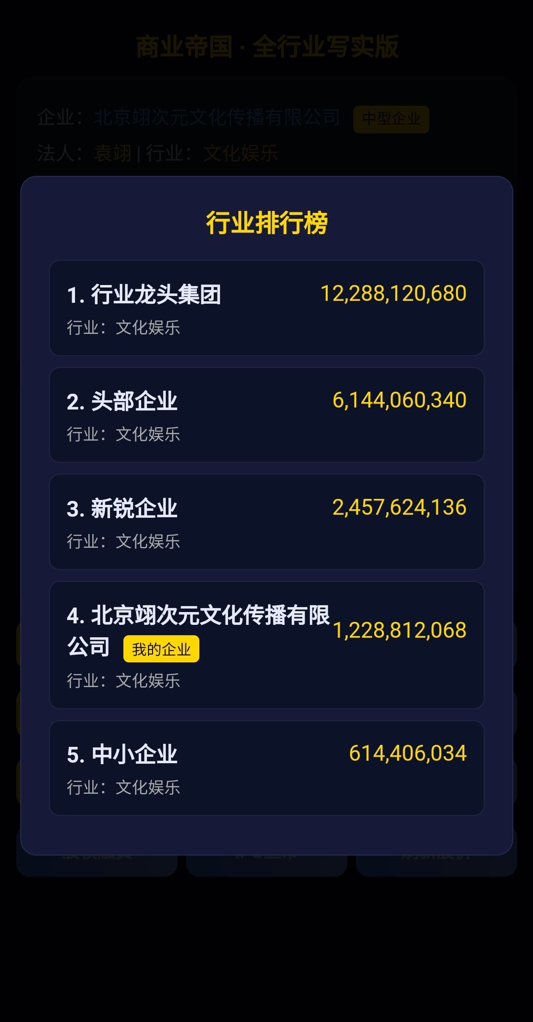 商业帝国版本:V1.0 8