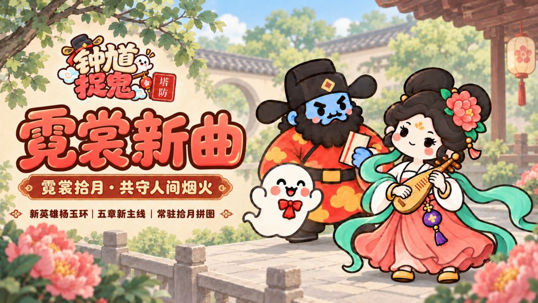 钟馗捉鬼塔防 1.0.43|霓裳新曲,一起拾回人间的声音 1