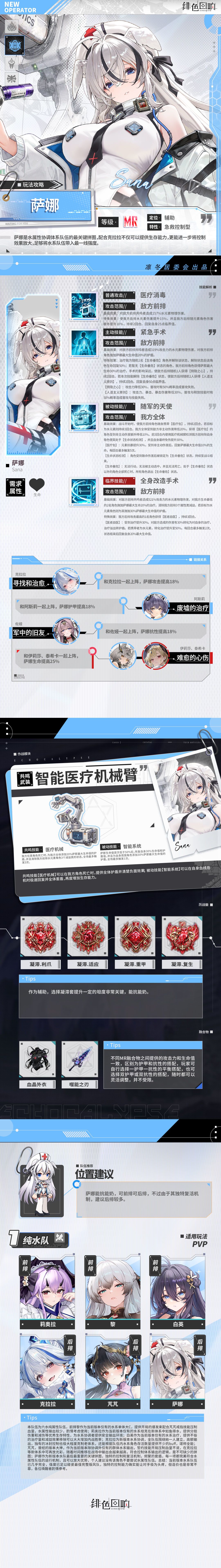 【凛冬居委会】萨娜角色攻略 1