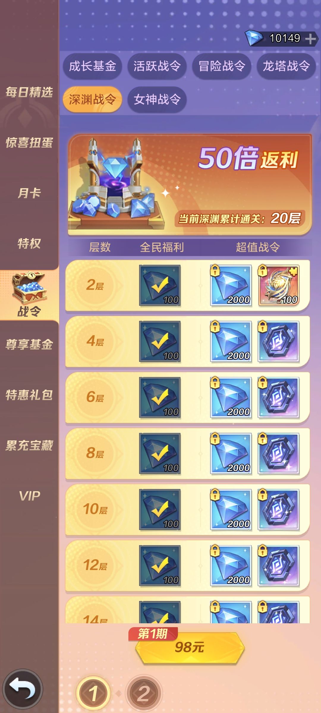 兄弟们这个建议氪嘛 1