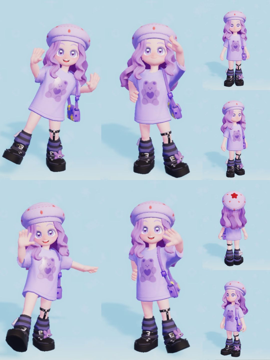 心动小镇丨紫色穿搭²💜 3