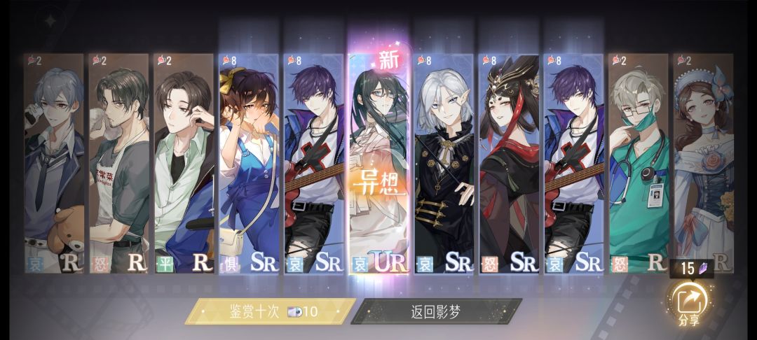 练习合集出了两次ur 2