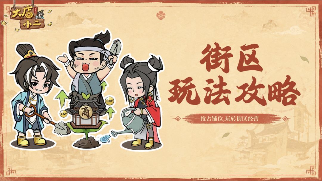 穿越指南 | 街区玩法攻略详解，抢占铺位轻松赚营业额！截图