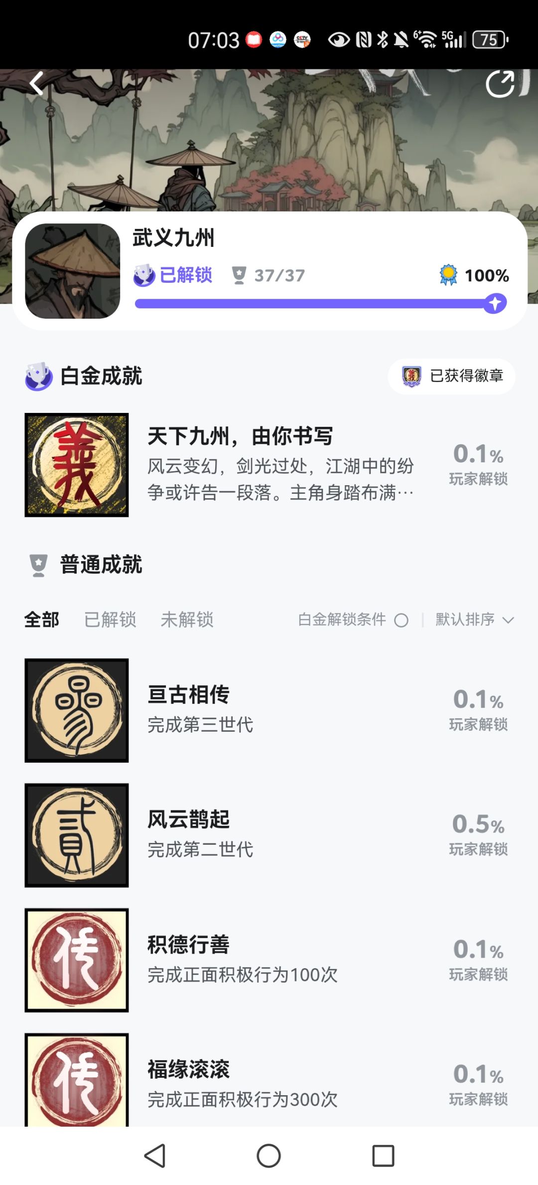 50小时全成就了纪念一下 1