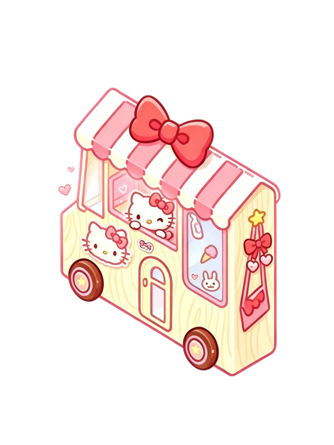 隐藏家具 Kitty 甜品小车 2