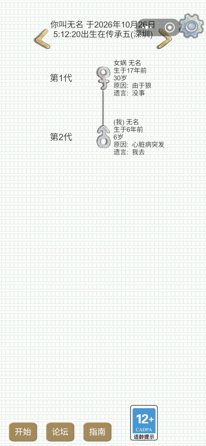在这家出生了，女娲在外找铁，她养了我，我跟着她回去，然后她说有点远我可能回不去，我没有回答，我不知道说啥，然后她带着我走，我也是慢慢长大了，然后后面一次意外，她被狼咬了[表情_豹哭][表情_豹哭]她还说没事[表情_豹哭][表情_豹哭]我好愧疚如果我不跟她回去，她就不会下车被咬[表情_豹哭]她明明可以丢下我走，但是她没有[表情_豹哭][表情_豹哭][表情_豹哭][表情_豹哭][表情_豹哭]对不起这位截图