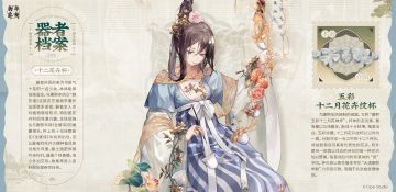 十二花卉杯｜五彩十二月花卉纹杯