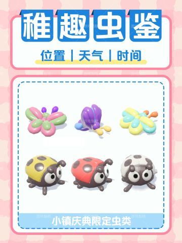 小镇稚趣园虫类 位置｜天气｜时间