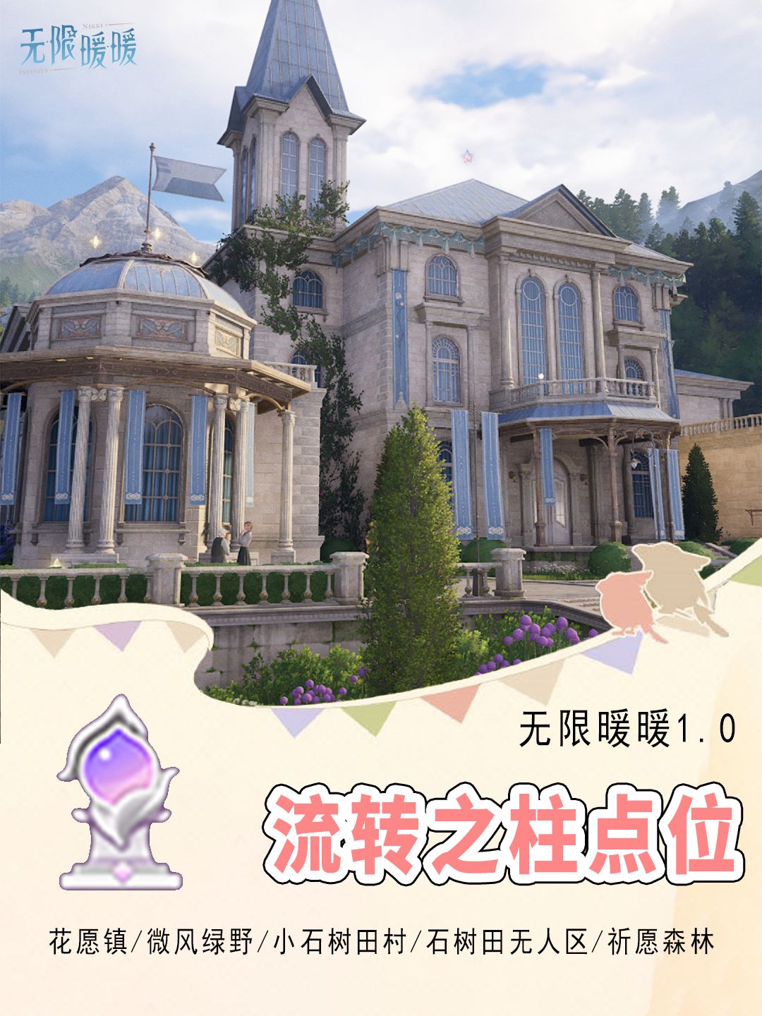 无限暖暖ⅠV1.0流转之柱/传送点位置攻略截图