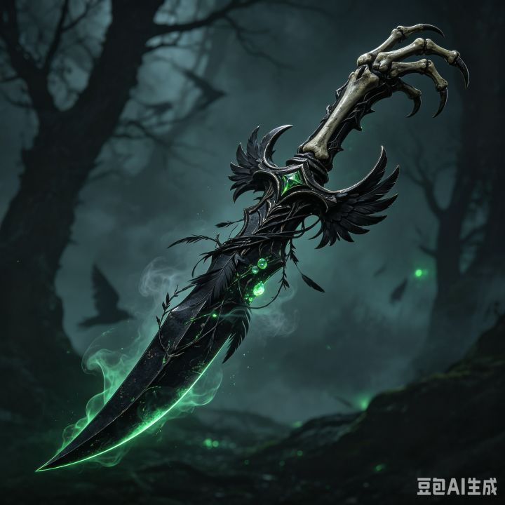 装备名字: 鸦蚀牙
装备部位: 武器
武器装备描述:一把由鸦骨、暗影铁和淬毒晶屑铸成的短刃,攻击距离短,但出手快,适合连续闪避、背刺和拉扯。它不依靠正面硬拼,而靠毒素与弱点打击累积优势,是高风险高回报的近战武器。
武器效果:向目标方向快速突进并连续两刀,对命中敌人施加持续4秒的“鸦毒”。
鸦毒效果:目标持续受到暗属性伤害,移动速度降低15%。
固有属性:暗元素伤害 +6%,暴击率 +5%截图