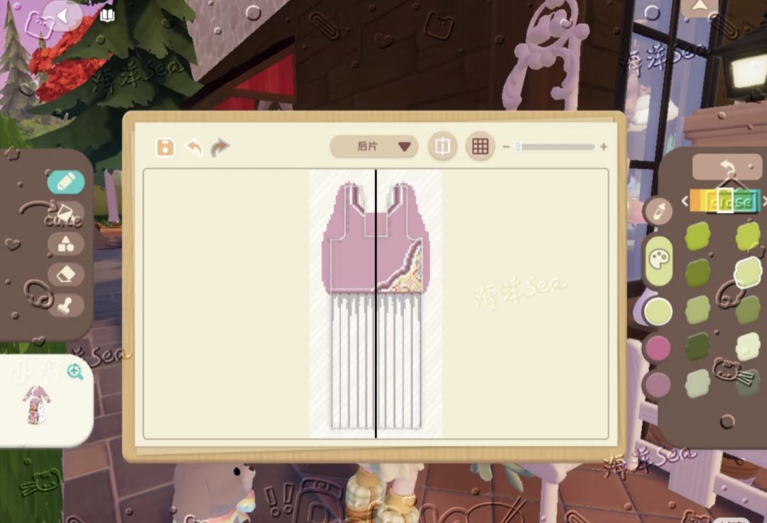 心动小镇甄嬛传制作衣服投稿了! 4