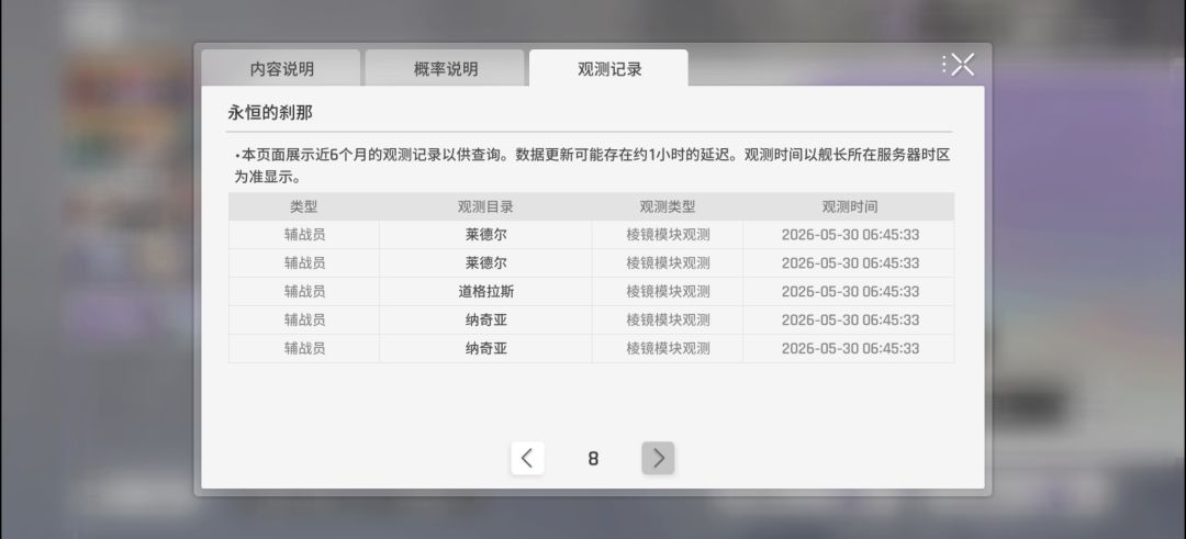 三天肝+换的四十抽棱镜4张模块+10抽绯 2