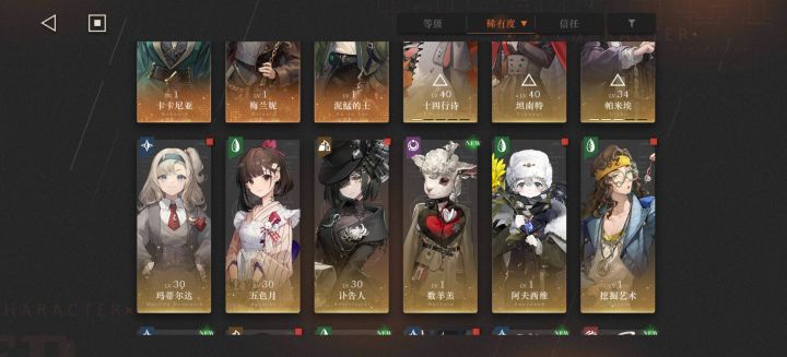 萌新回坑,求大佬帮忙配一下队截图
