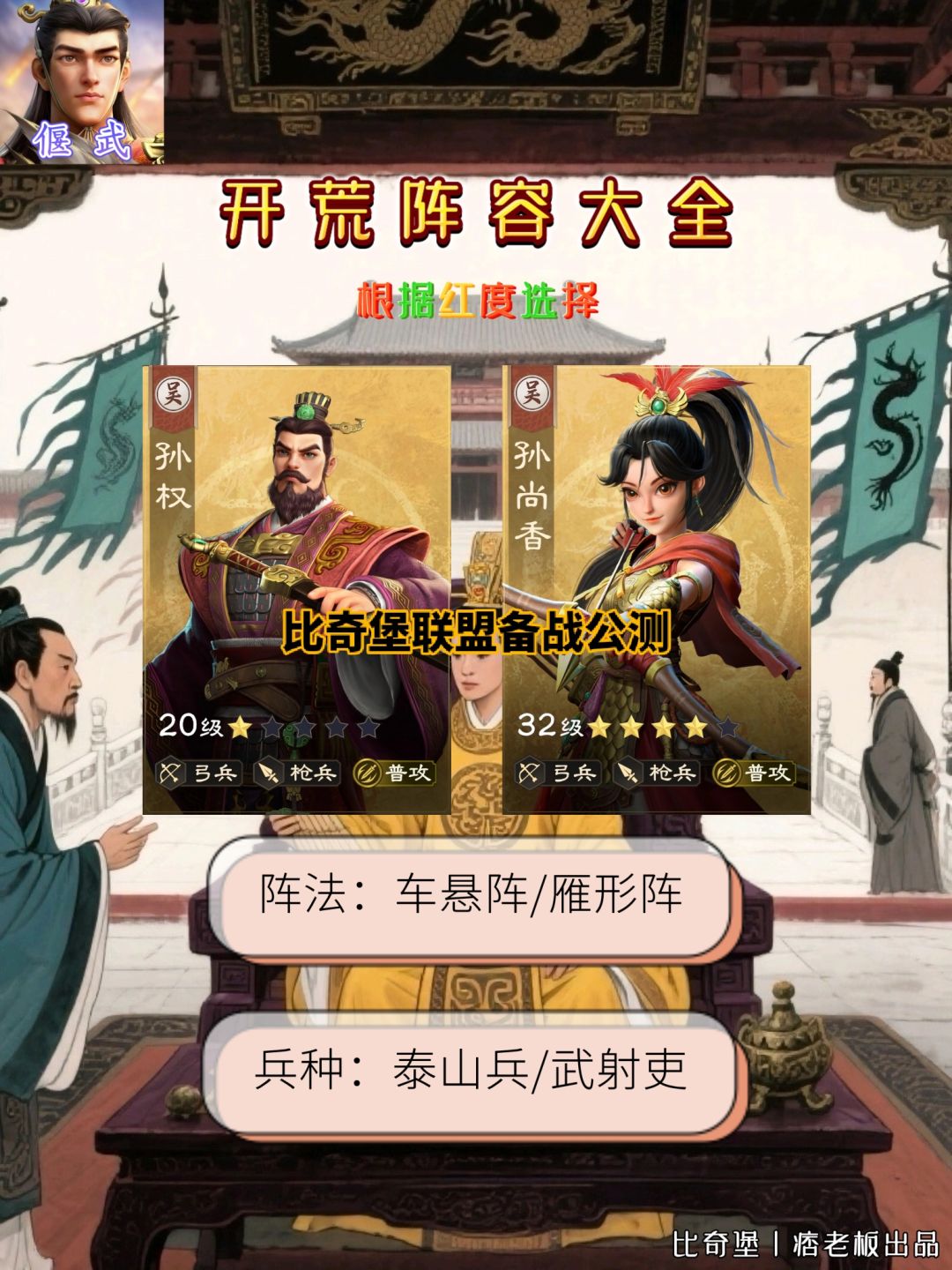 偃武新手开荒阵容大全 3