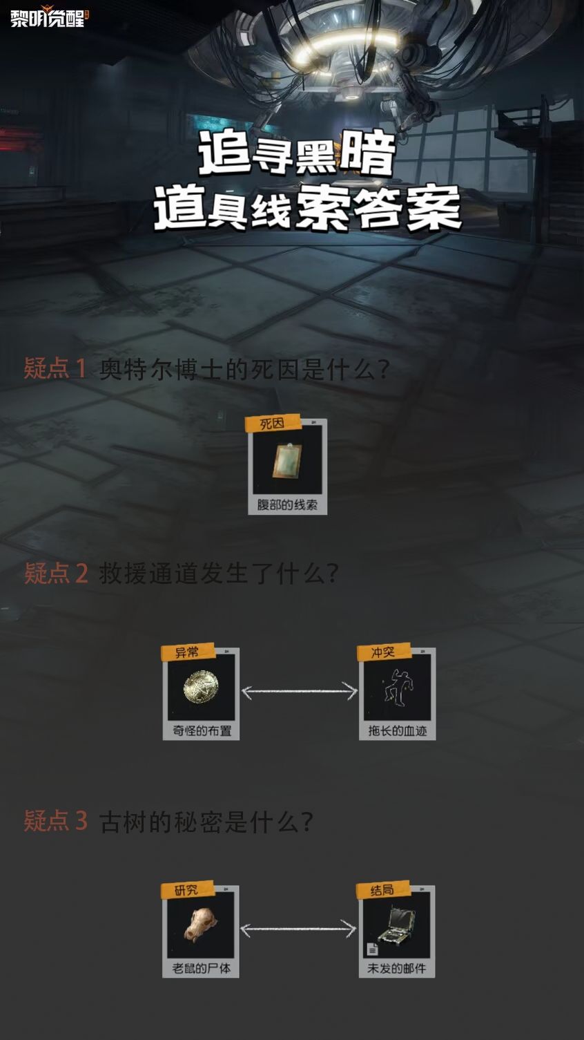 【空天之剑】三大案件线索&现场还原攻略 3