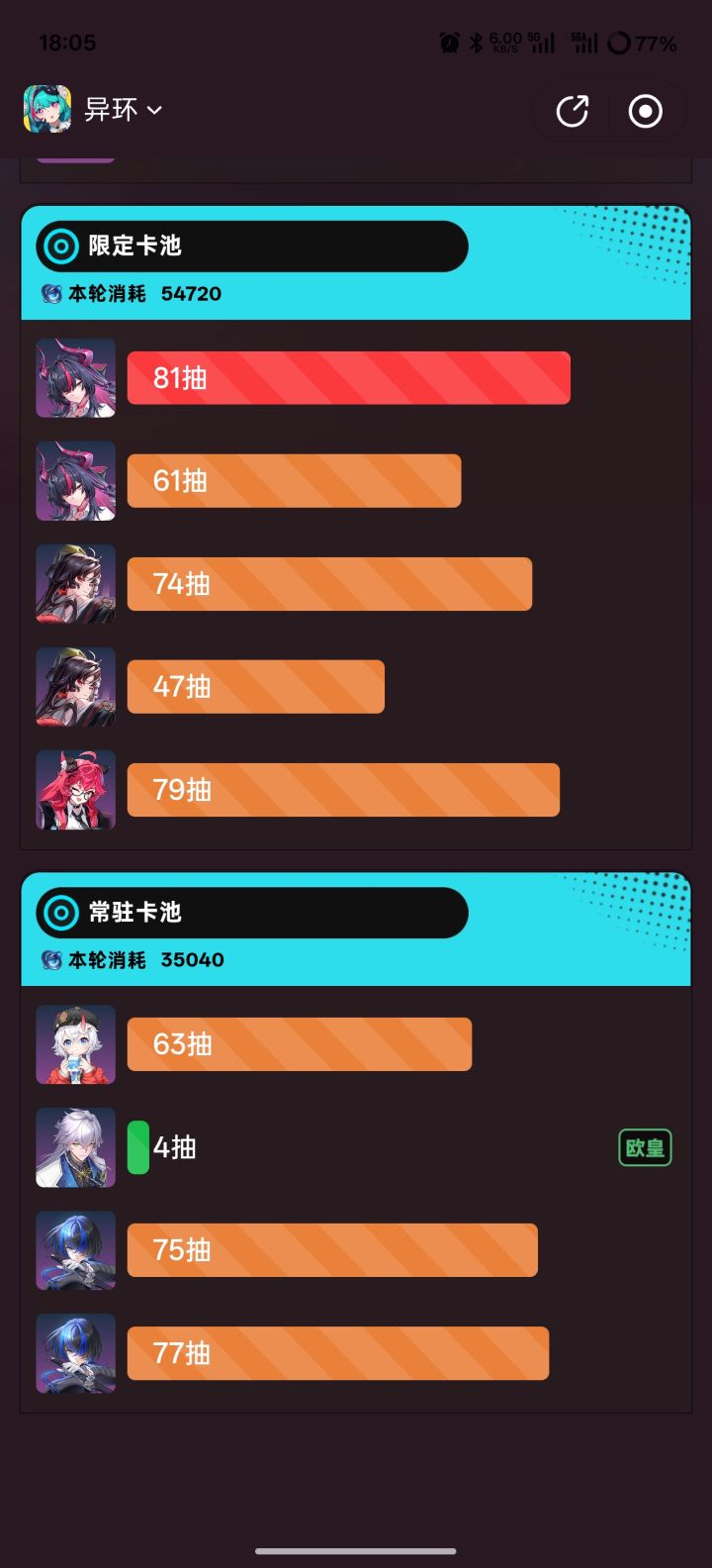 快200抽出了2个截图