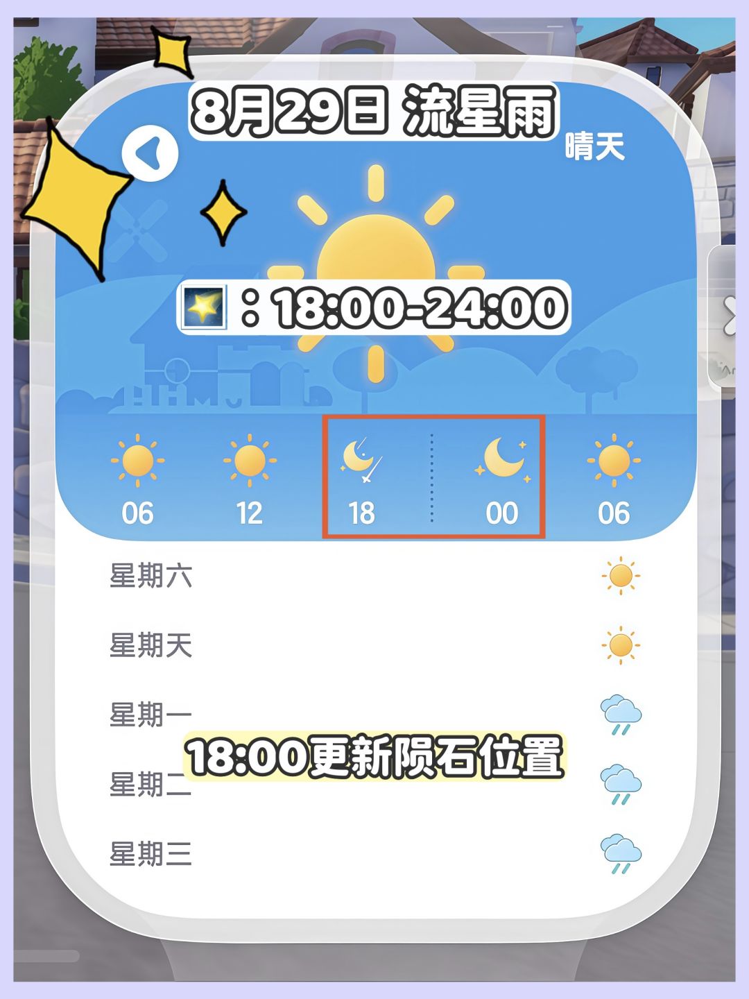 8月29日 流星雨必做攻略来啦 陨石位置 2