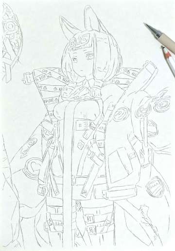 [手绘线稿]缇缇(精英一)